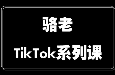 骆老-TikTok系列课【33节课】